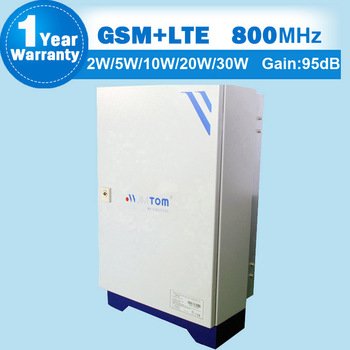 20W cell phone cellular signal repeater gsm cdma 850 2g 3g 4g lte network Band5 outdoor mobile phone booster for village,farm
